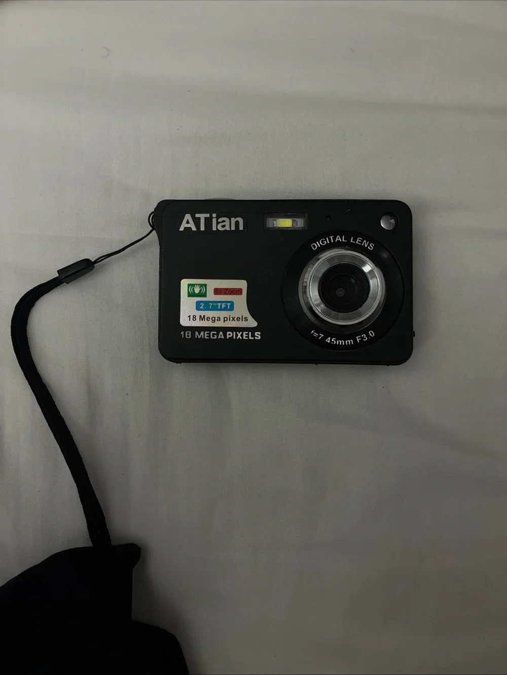 18MP Compact Digital Camera - Black